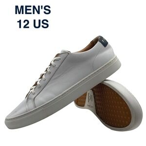 FootJoy FJ Court Lifestyle Men's Golf Shoes White Leather Navy 56388 Size 12 M